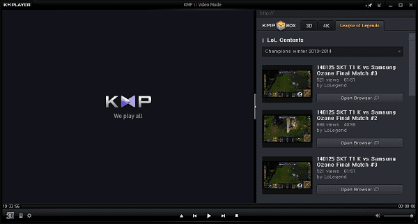 تحميل برنامج مشغل فيديو KMPlayer للكمبيوتر